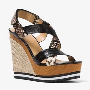 Brand New Michael Kors Mackay Wedge  - Women's Size 8.5